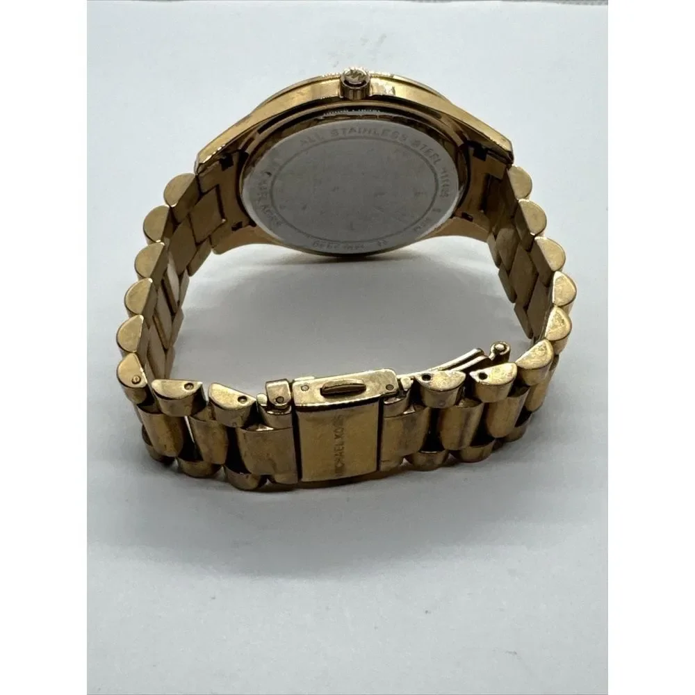 Michael Kors MK3320 Women's Gold Stainless Steel Analog Dial Quartz Watch JNA771